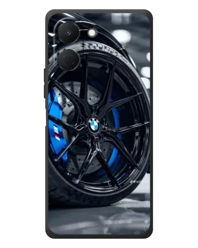 Чехол для TECNO Spark Go 3 с картинкой «Колесо BMW вблизи» Чехол для TECNO Spark Go 3 с картинкой «Колесо BMW вблизи»