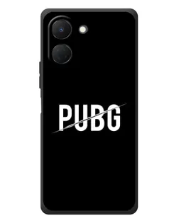 Чехол для TECNO Spark Go 3 с картинкой «PUBG — белый логотип»