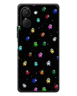 Чохол для TECNO Spark Go 3 з картинкою «Екіпаж Among Us»