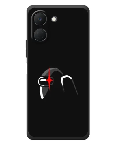 Чехол для TECNO Spark Go 3 с картинкой «Among Us шлем» Чехол для TECNO Spark Go 3 с картинкой «Among Us шлем»
