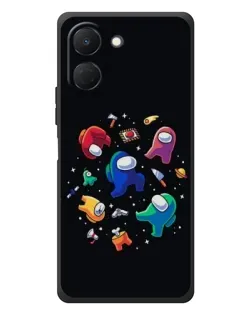 Чехол для TECNO Spark Go 3 с картинкой «Among Us космос»