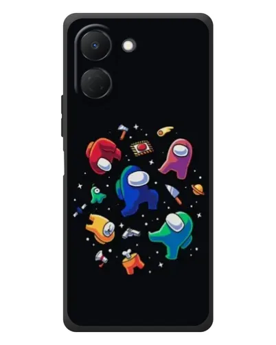 Чехол для TECNO Spark Go 3 с картинкой «Among Us космос» Чехол для TECNO Spark Go 3 с картинкой «Among Us космос»
