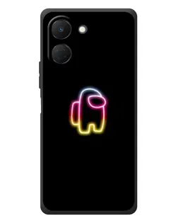 Чехол для TECNO Spark Go 3 с картинкой «Among Us градиент»