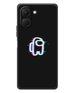 Чехол для TECNO Spark Go 3 с картинкой «Among Us неон»