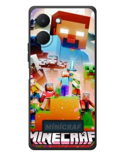 Чехол для TECNO Spark Go 3 с картинкой «Minecraft герои игры»