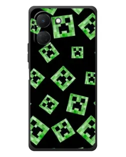 Чохол для TECNO Spark Go 3 з картинкою «Паттерн з кріперами»