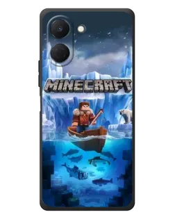 Чохол для TECNO Spark Go 3 з картинкою «Minecraft льодянийсвіт»