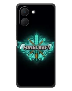 Чохол для TECNO Spark Go 3 з картинкою «Minecraft Diamond лого»
