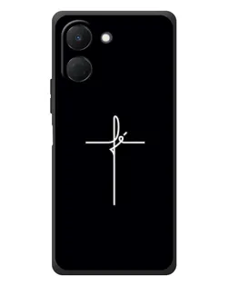 Чехол для TECNO Spark Go 3 с картинкой «Тонкий крест» Чехол для TECNO Spark Go 3 с картинкой «Тонкий крест»