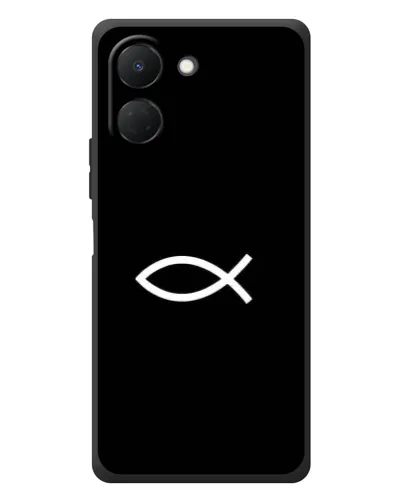 Чехол для TECNO Spark Go 3 с картинкой «Символ рыбы Jesus» Чехол для TECNO Spark Go 3 с картинкой «Символ рыбы Jesus»