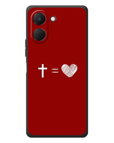 Чехол для TECNO Spark Go 3 с картинкой «Уравнение любви» Чехол для TECNO Spark Go 3 с картинкой «Уравнение любви»