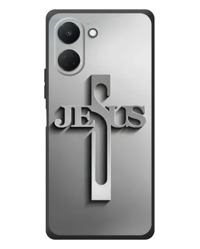 Чехол для TECNO Spark Go 3 с картинкой «Металлический крест Jesus» Чехол для TECNO Spark Go 3 с картинкой «Металлический крест Jesus»