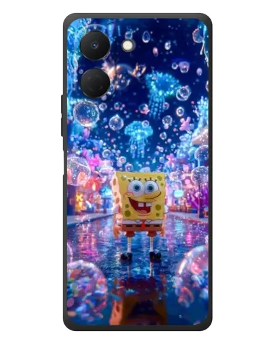 Чехол для TECNO Spark Go 3 с картинкой «Неоновый океан» Чехол для TECNO Spark Go 3 с картинкой «Неоновый океан»