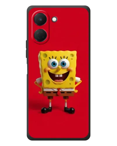 Чехол для TECNO Spark Go 3 с картинкой «Спанч Боб на красном» Чехол для TECNO Spark Go 3 с картинкой «Спанч Боб на красном»