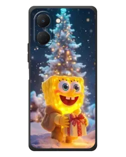 Чехол для TECNO Spark Go 3 с картинкой «Рождественский Спанч Боб» Чехол для TECNO Spark Go 3 с картинкой «Рождественский Спанч Боб»