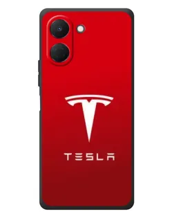 Чехол для TECNO Spark Go 3 с картинкой «Tesla Red Classic»