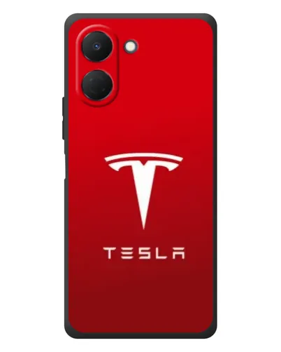 Чехол для TECNO Spark Go 3 с картинкой «Tesla Red Classic»