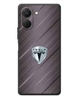 Чехол для TECNO Spark Go 3 с картинкой «Металлическая текстура Tesla» Чехол для TECNO Spark Go 3 с картинкой «Металлическая текстура Tesla»