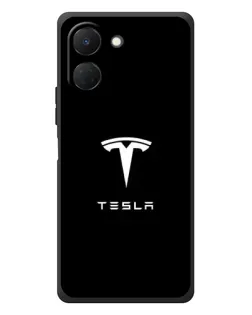 Чехол для TECNO Spark Go 3 с картинкой «Tesla White Logo» Чехол для TECNO Spark Go 3 с картинкой «Tesla White Logo»