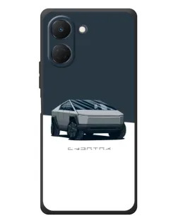 Чехол для TECNO Spark Go 3 с картинкой «Серебристый Cybertruck Tesla» Чехол для TECNO Spark Go 3 с картинкой «Серебристый Cybertruck Tesla»