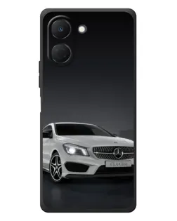 Чехол для TECNO Spark Go 3 с картинкой «Mercedes AMG GT Silver»
