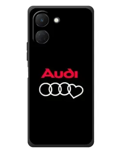 Чехол для TECNO Spark Go 3 с картинкой «Логотип Audi Heart»