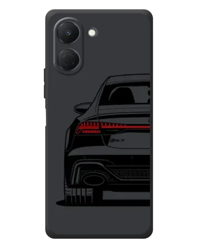 Чехол для TECNO Spark Go 3 с картинкой «Задняя часть Audi — арт»