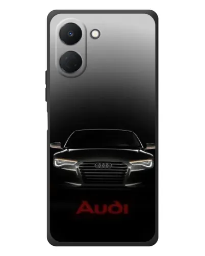 Чехол для TECNO Spark Go 3 с картинкой «Audi — градиентный контур»