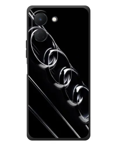 Чехол для TECNO Spark Go 3 с картинкой «Audi — абстрактные кольца»