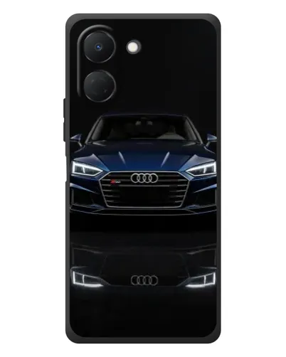 Чехол для TECNO Spark Go 3 с картинкой «Audi — ночное отражение»