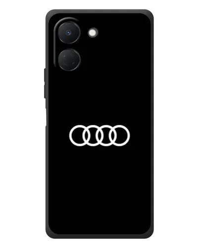 Чехол для TECNO Spark Go 3 с картинкой «Audi White Logo»