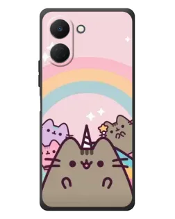 Чехол для TECNO Spark Go 3 с картинкой «Единорог Pusheen»