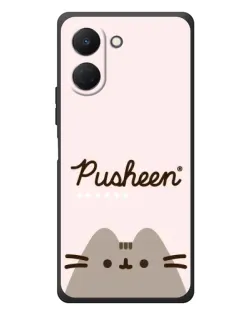 Чехол для TECNO Spark Go 3 с картинкой «Pusheen логотип»