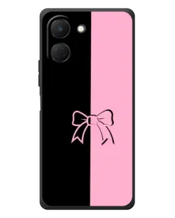 Чехол для TECNO Spark Go 3 с картинкой «Половинки банта»