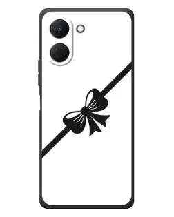 Чехол для TECNO Spark Go 3 с картинкой «Диагональный бант»