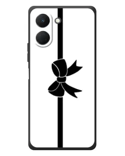 Чехол для TECNO Spark Go 3 с картинкой «Вертикальный бант»