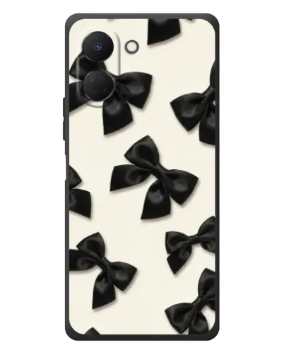 Чехол для TECNO Spark Go 3 с картинкой «Черные бантики» Чехол для TECNO Spark Go 3 с картинкой «Черные бантики»