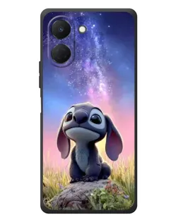 Чехол для TECNO Spark Go 3 с картинкой «Стич на рассвете»