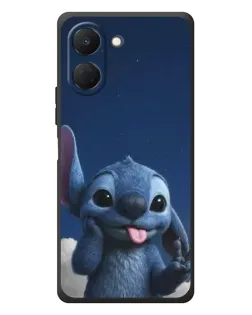 Чехол для TECNO Spark Go 3 с картинкой «Стич в облаках»