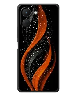 Чехол для TECNO Spark Go 3 с картинкой «Огненная звездная волна»