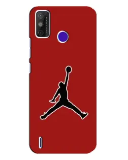 Чехол для TECNO Spark Power 2 (LC8) с картинкой «Jordan Red Back» Чехол для TECNO Spark Power 2 (LC8) с картинкой «Jordan Red Back»