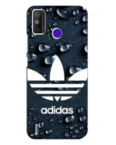 Чехол для TECNO Spark Power 2 (LC8) с картинкой «Adidas Trefoil Blue»