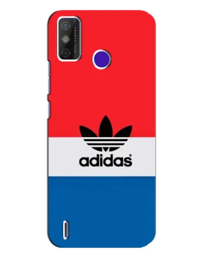 Чехол для TECNO Spark Power 2 (LC8) с картинкой «Ретро блоки Adidas»