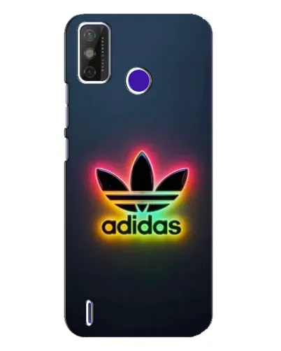 Чехол для TECNO Spark Power 2 (LC8) с картинкой «Неоновый Adidas»