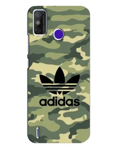 Чехол для TECNO Spark Power 2 (LC8) с картинкой «Милитари стиль Adidas»