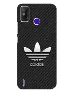 Чехол для TECNO Spark Power 2 (LC8) с картинкой «Adidas Карбоновая текстура»