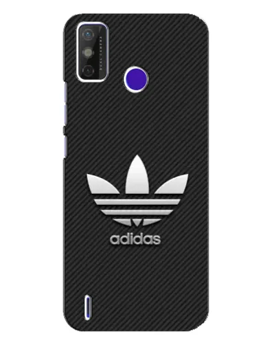 Чехол для TECNO Spark Power 2 (LC8) с картинкой «Adidas Карбоновая текстура»