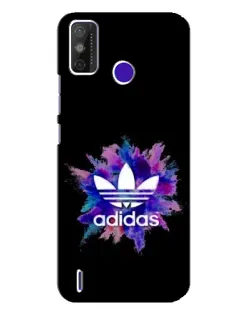 Чехол для TECNO Spark Power 2 (LC8) с картинкой «Взрыв красок Adidas»