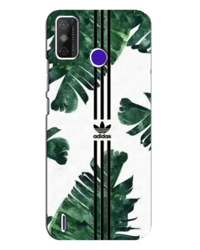 Чехол для TECNO Spark Power 2 (LC8) с картинкой «Пальмовые листья адидас»