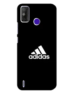 Чехол для TECNO Spark Power 2 (LC8) с картинкой «Черная классика Adidas»